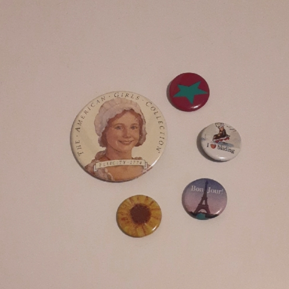 Vintage 90s American Girls Collection Button Set